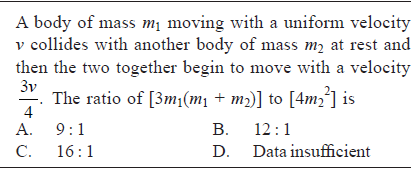 Question image for Class 9 Physics question from NSO stage 2 (2016)